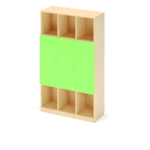 Mobile spogliatoio 3 ante e 6 vani