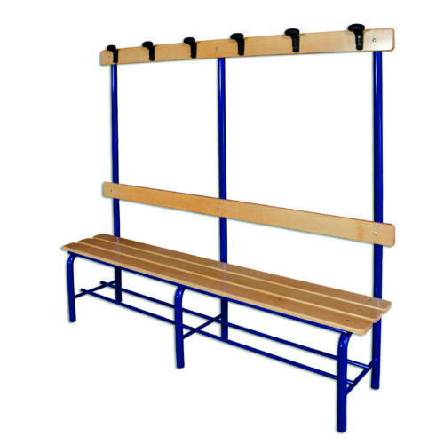 Panchina Adulti 2m con attaccapanni