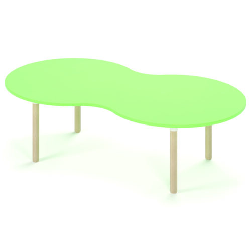 Tavolo osso piedi legno dritti