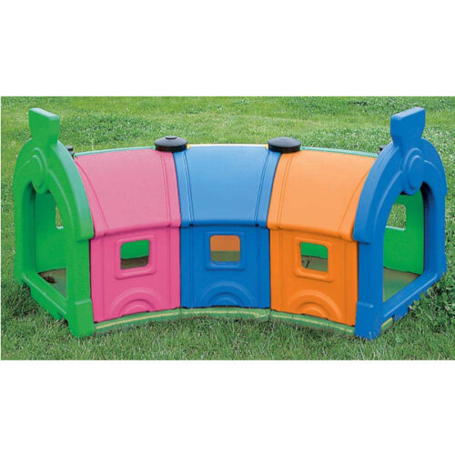 TRENINO PLASTICA PER ESTERNO 3 VAGONI