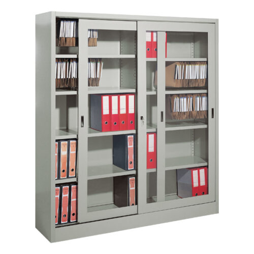 ARMADIO 2 ANTE VETRO SCORREVOLI