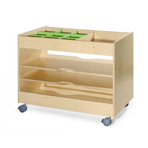 CARRELLO PORTA FOGLI E COLORI