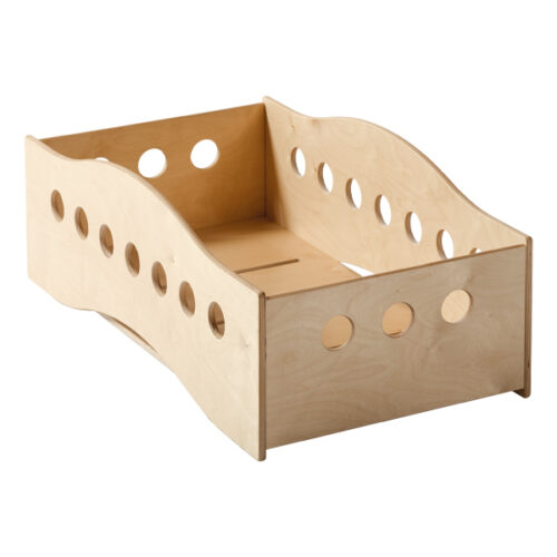 LETTINO IMPILABILE IN LEGNO CON FORI