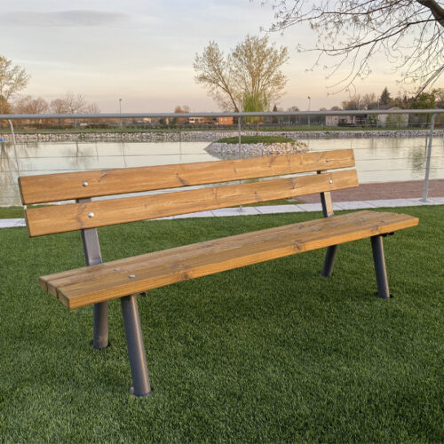 Panchina 5 assi in legno