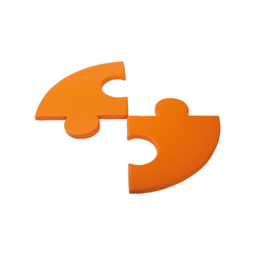 TAPPETO PUZZLE: 2 PEZZI ROTONDI